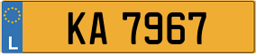 Truck License Plate